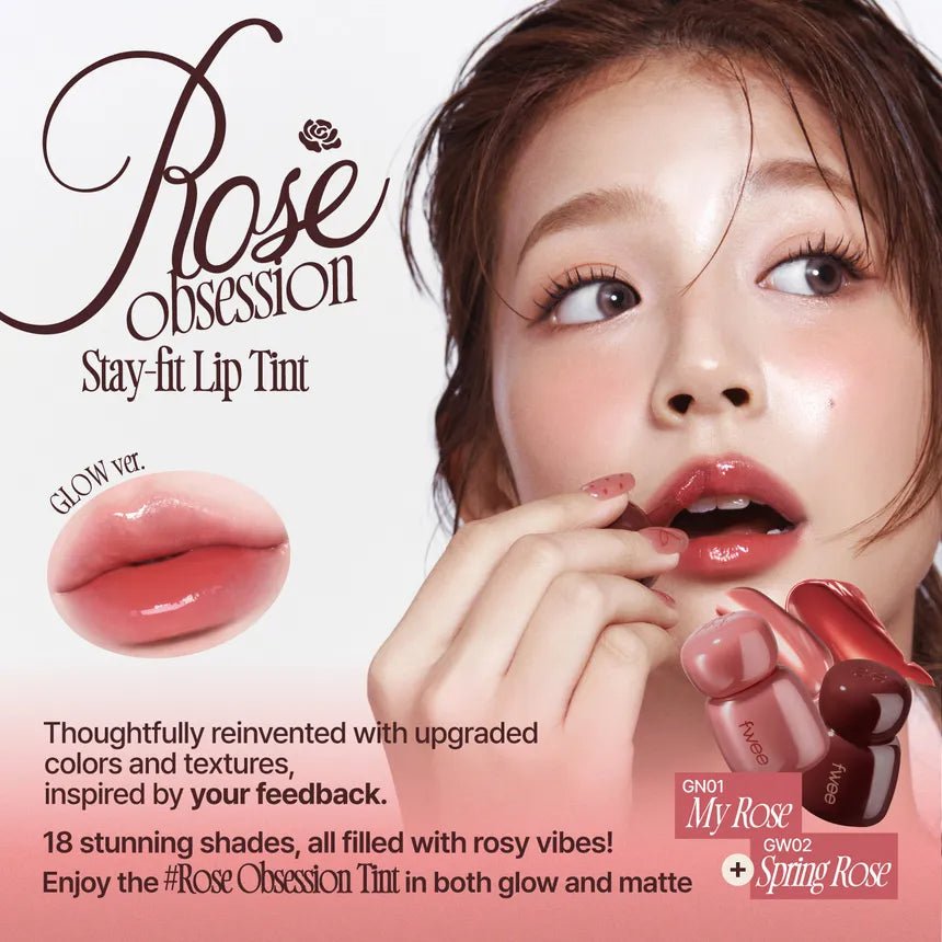 FWEE - Rose Obsession Stay - Fit Lip Tint - True - Yeppo