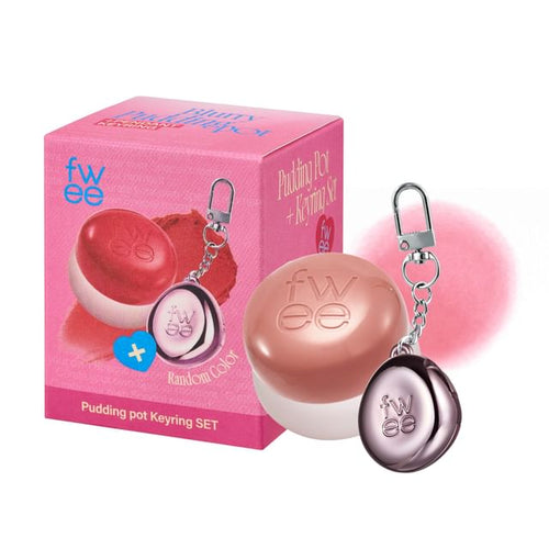 FWEE - Set de Labial y Rubor Multiusos con Llavero Pudding Pot Keyring Set - True - Yeppo