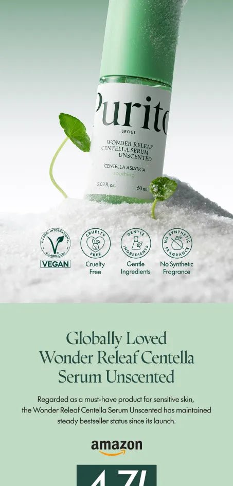 Purito SEOUL - Sérum Wonder Releaf Centella Serum Unscented - 60 ml - True - Yeppo