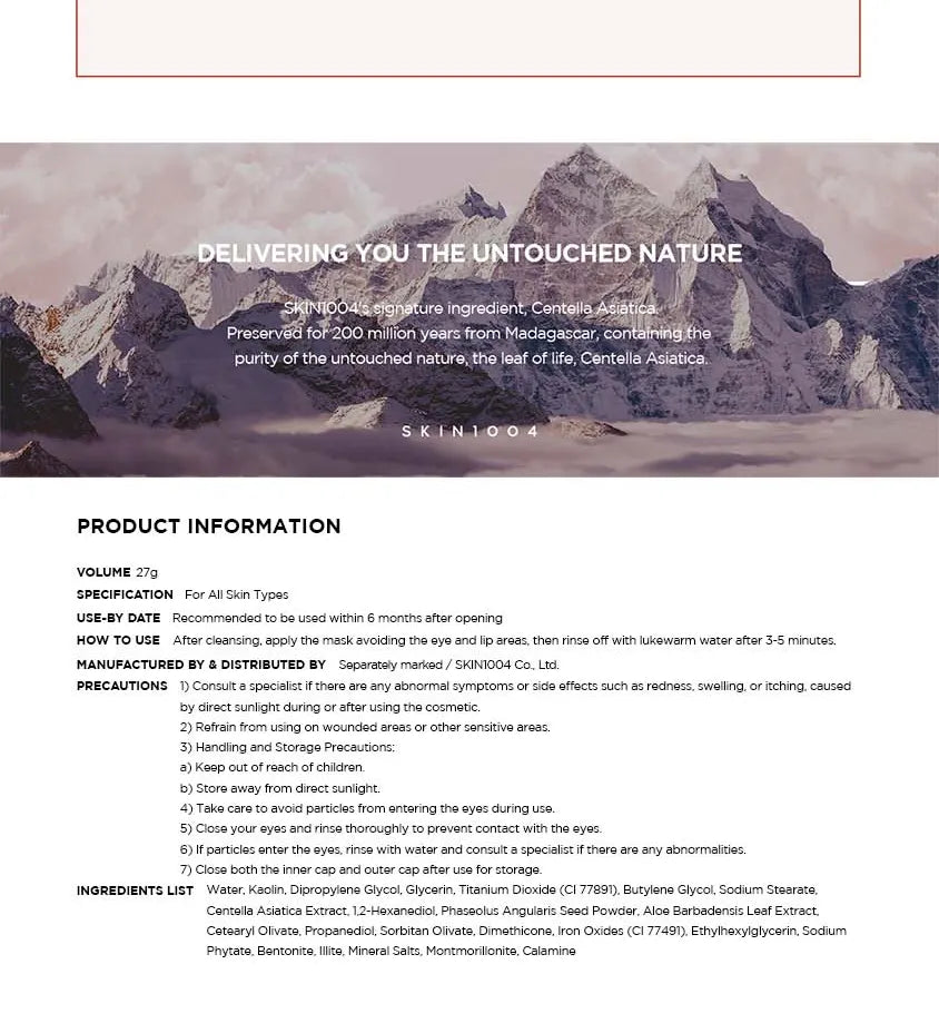 SKIN1004 - Mascarilla de Arcilla Madagascar Centella Poremizing Quick Clay Stick Mask - True - Yeppo